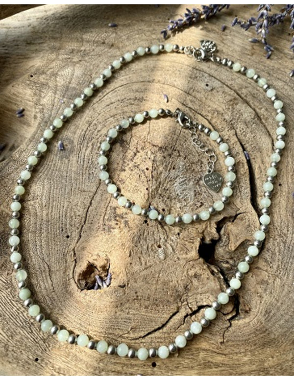Edelstenen Ketting Jade - Ibiza love