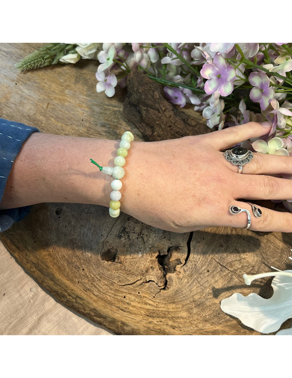 Edelsteen Armband Jade Powerbead