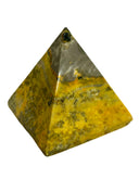 Jaspis Bumblebee edelsteen piramide 5 - 5,5 cm