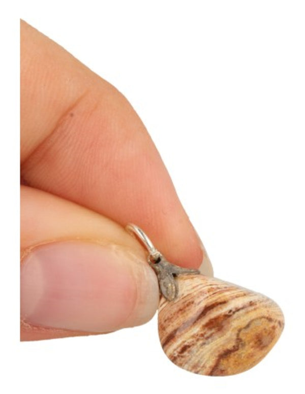 Cacao Jaspis Edelsteen Hanger