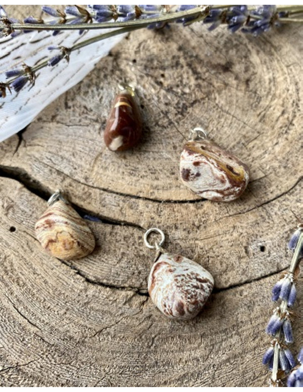 Cacao Jaspis Edelsteen Hanger
