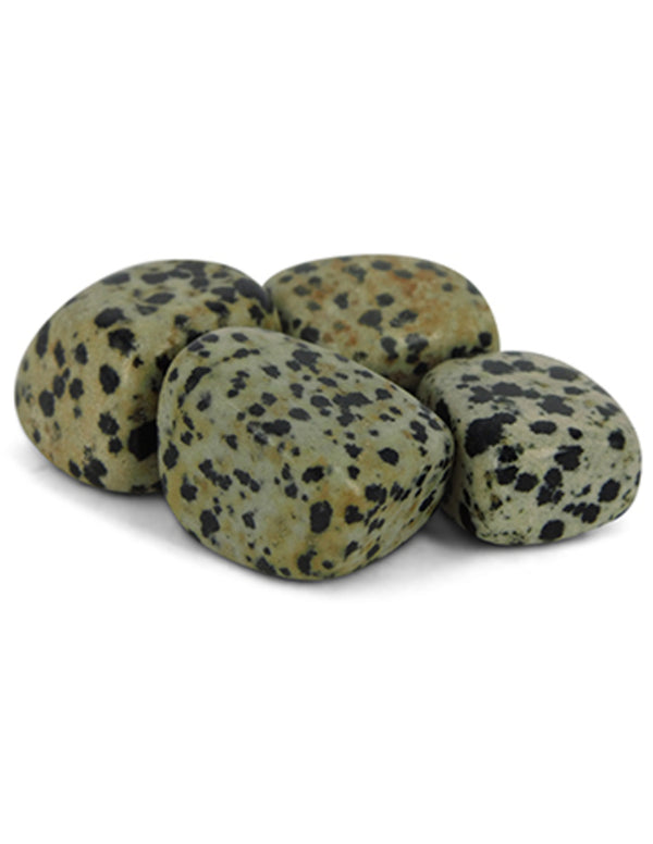Jaspis dalmatiër 100 gr. trommelstenen (mt3)