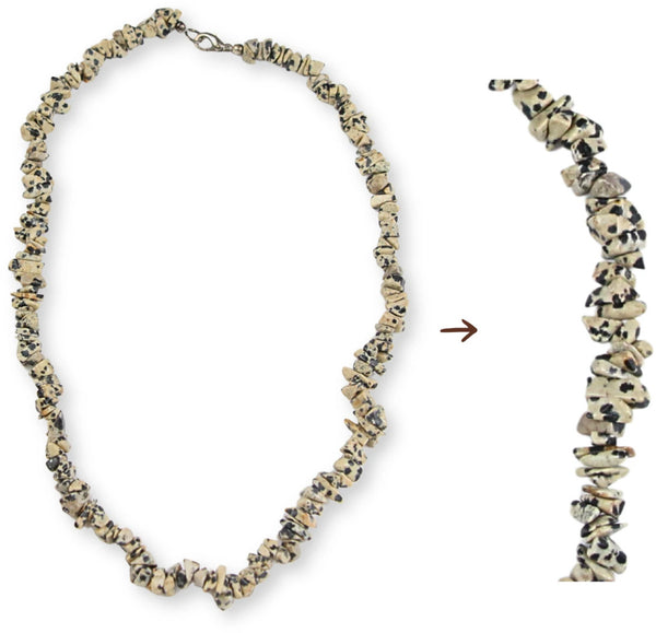 Jaspis Dalmatiër splitketting