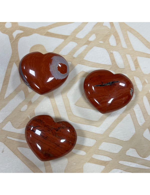 Edelstenen Hart van Jaspis (45 mm)