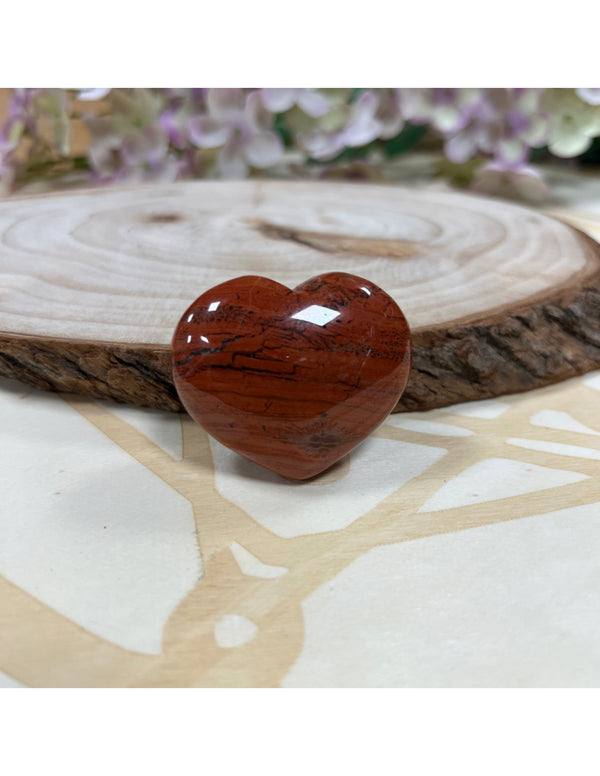 Edelstenen Hart van Jaspis (45 mm)
