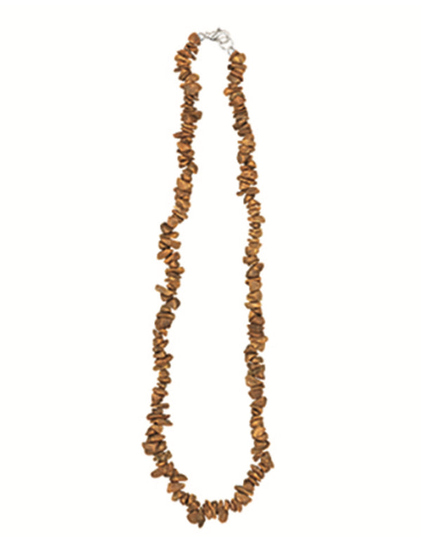 Splitketting Jaspis Geel