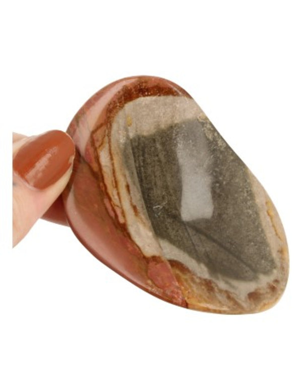 Edelsteen Pringle Jaspis Polychroom (7 cm)