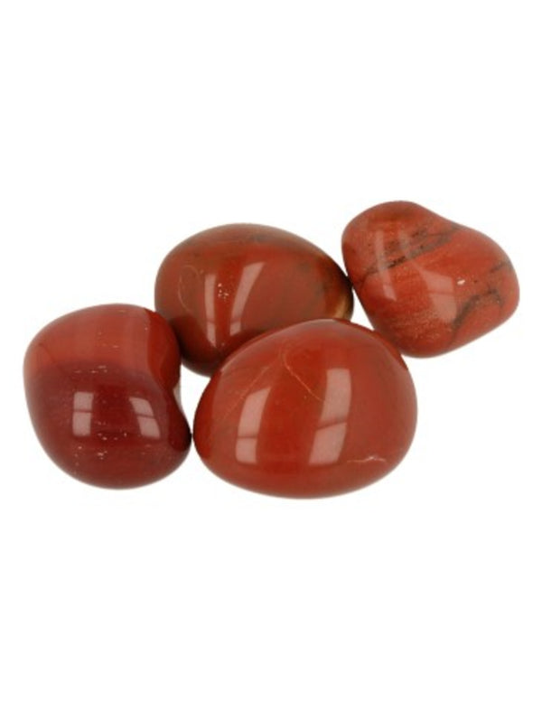 Jaspis rood A 100 gr. (mt3) trommelstenen
