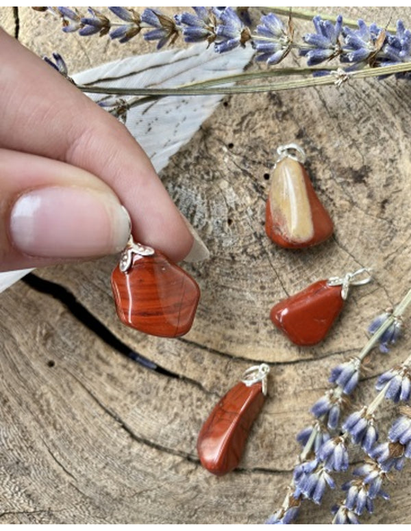 Edelsteen Hanger Jaspis Rood
