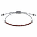 Jaspis rood sparkle armband met schuifknoop