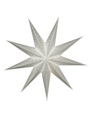 Kerster nr. 26 Witte ster "stars"met 9 punten (zonder verlichtingsset)