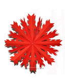 Kerstster nr. 45 - Rode Snowflake "small" (zonder verlichtingsset)