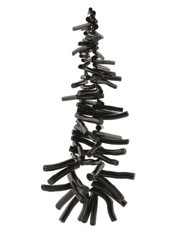Koraal Kralen Streng Zwart 25~40 mm Imitatie