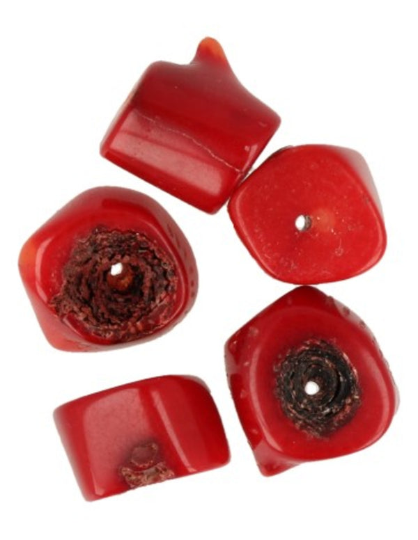 Kralen Koraal bamboe 12 mm - 5 st. (imitatie)