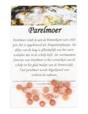 Edelsteen Kralen Parelmoer Zalm bijgekleurd (5 mm - 20 stuks)