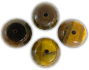 Kralen Tijgeroog facet ovaal 10 mm - 4 st.