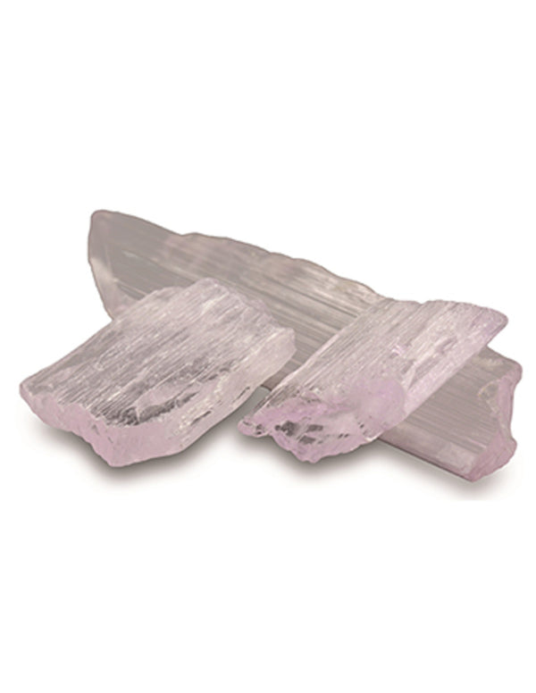 Kunziet roze ruw 250 gr. brokjes