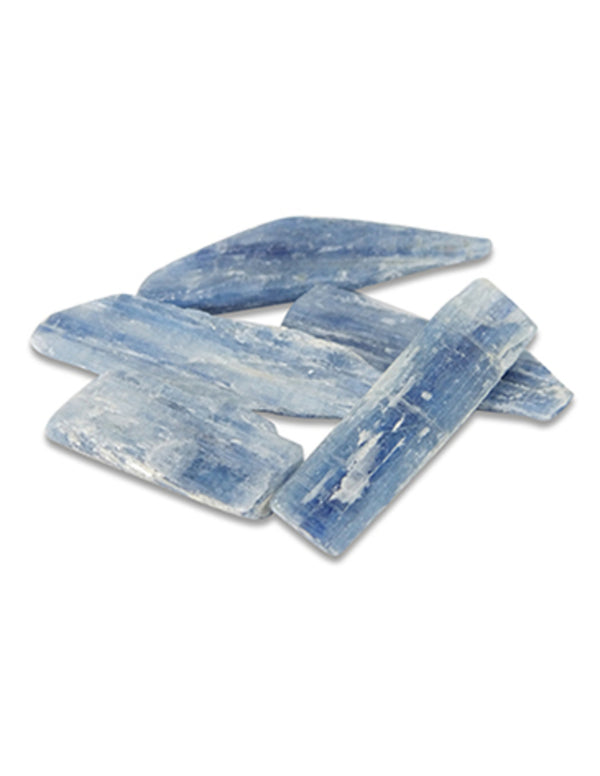 Kyaniet blauw klein ruw 100 gr.