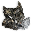 Kyaniet zwart 250 gr. ruwe brokjes