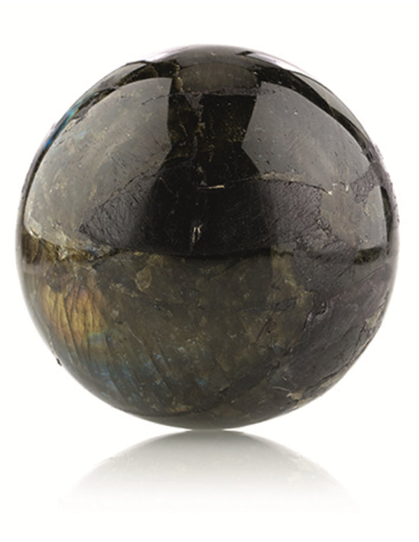 Labradoriet 12 cm edelsteen bol