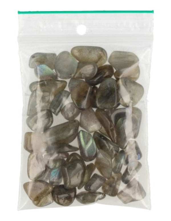 Trommelstenen Labradoriet - 50 gram