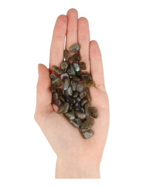 Trommelstenen Labradoriet - 50 gram