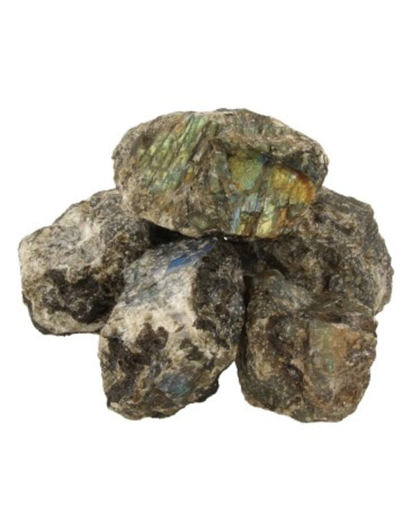 Labradoriet A ruwe brokken Madagaskar, p/kg