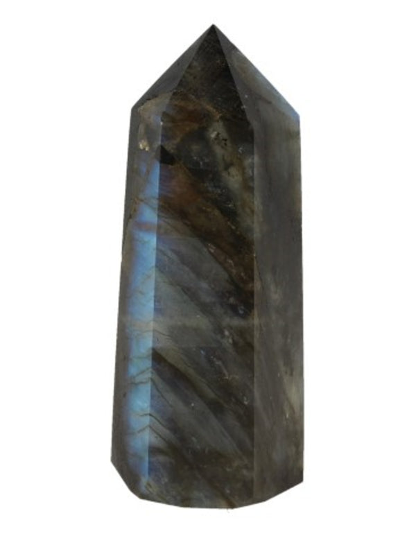 Edelsteen Obelisk Punt Labradoriet 70 - 80 mm