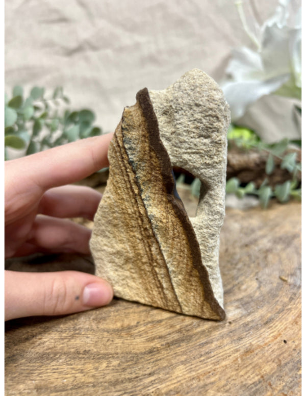 Klein Landschap Zandsteen Sculptuurtje Utah Amerika 100-300 gram