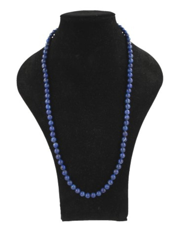 Lapis Lazuli Kralenketting 8mm 73cm met Slotje
