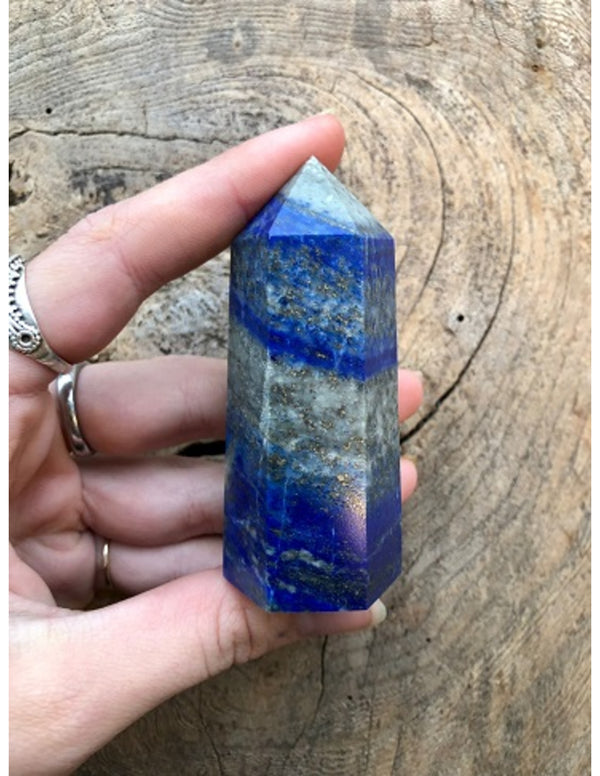 Edelsteen Obelisk Punt Lapis Lazuli 70 - 80 mm