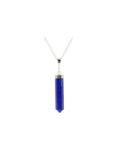Lapis Lazuli punthanger met zilver kapje