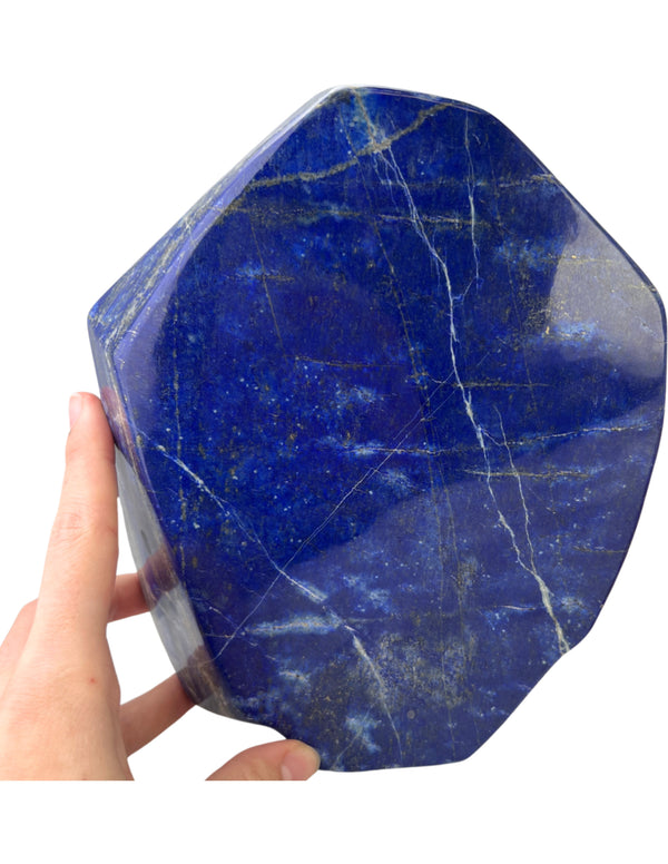Lapis Lazuli Sculptuur Soevereiniteit Wijsheid Innerlijke Kracht Harmonie Vertrouwen