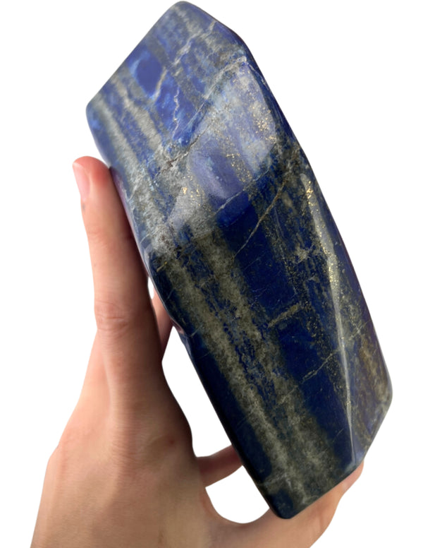 Lapis Lazuli Sculptuur Soevereiniteit Wijsheid Innerlijke Kracht Harmonie Vertrouwen
