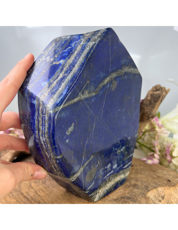 Lapis Lazuli Sculptuur Soevereiniteit Wijsheid Innerlijke Kracht Harmonie Vertrouwen