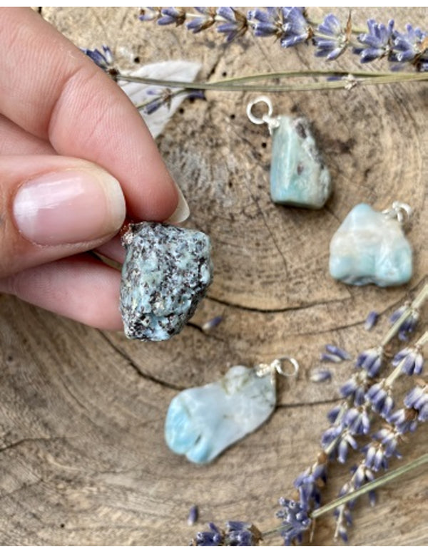 Edelsteen Hanger Larimar