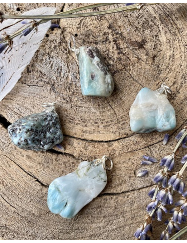 Edelsteen Hanger Larimar