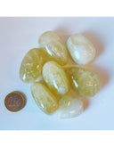 Limoenkwarts 250 gr. trommelstenen (synth) (mt3)