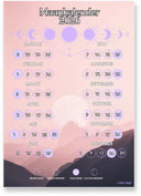 Maankalender poster A4 - 2026