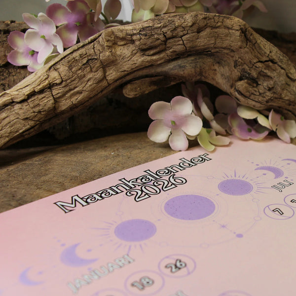 Maankalender 2025 Spirituele Gids voor Thuiskantoor Meditatie Ruimte