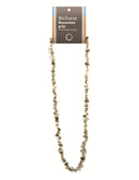 Maansteen grijs splitketting + kaart