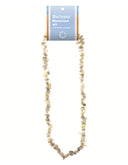 Maansteen wit splitketting + kaart