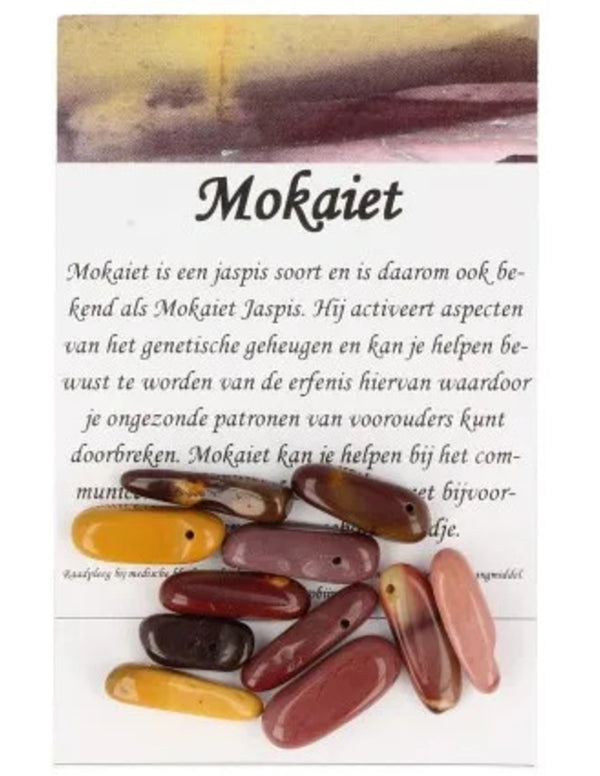 Longdrop Mokaiet Kralen 11 Stuks Telepathische Communicatie Anti-Veroudering