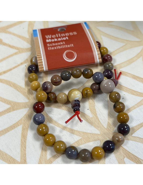 Edelsteen Armband Mokaiet Powerbead
