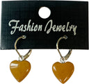 Mookaiet hartjes oorbellen - fashion jewelry