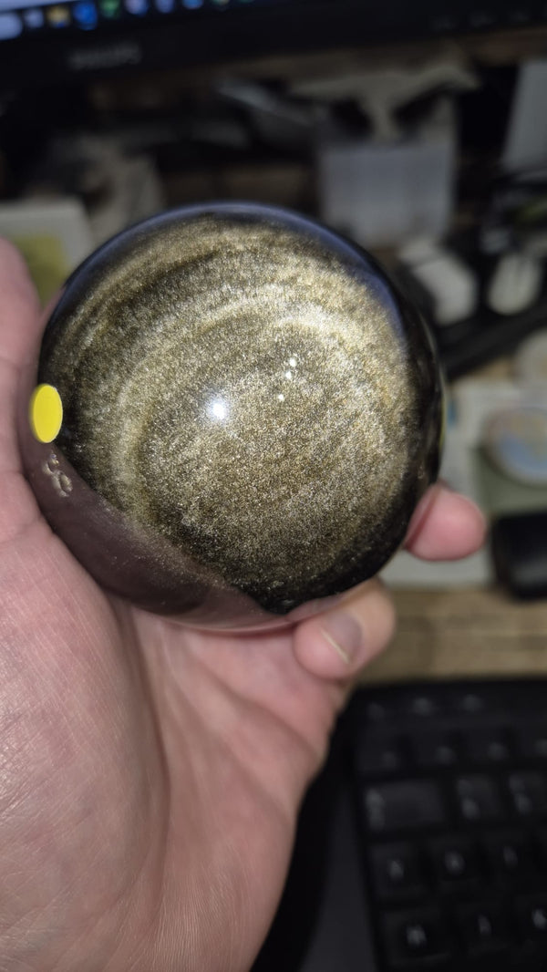 Bol van Edelsteen Obsidiaan (8 cm)