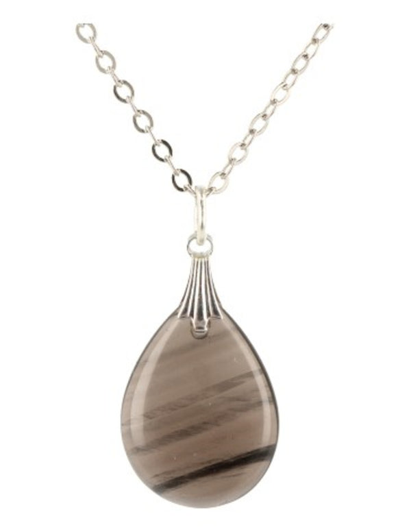 Edelsteen Hanger Obsidaan Lamellen (2,5 cm)