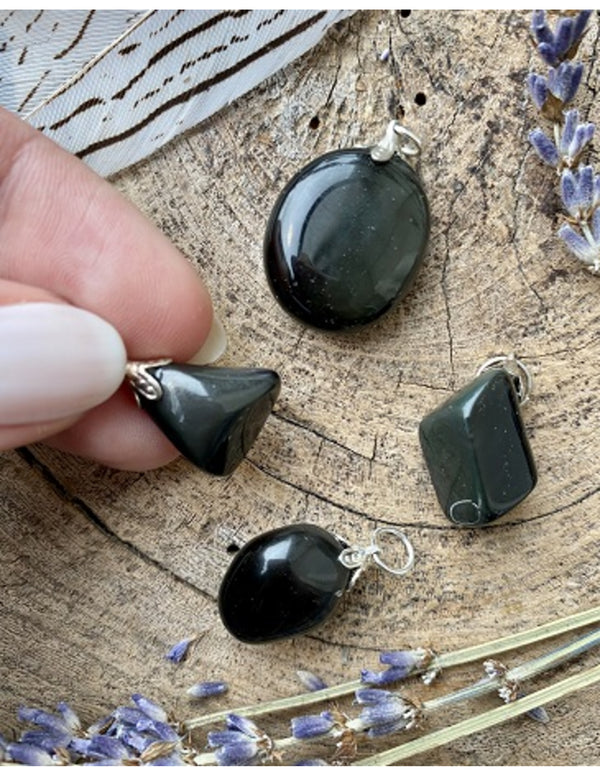 Edelsteen Hanger Obsidiaan Regenboog