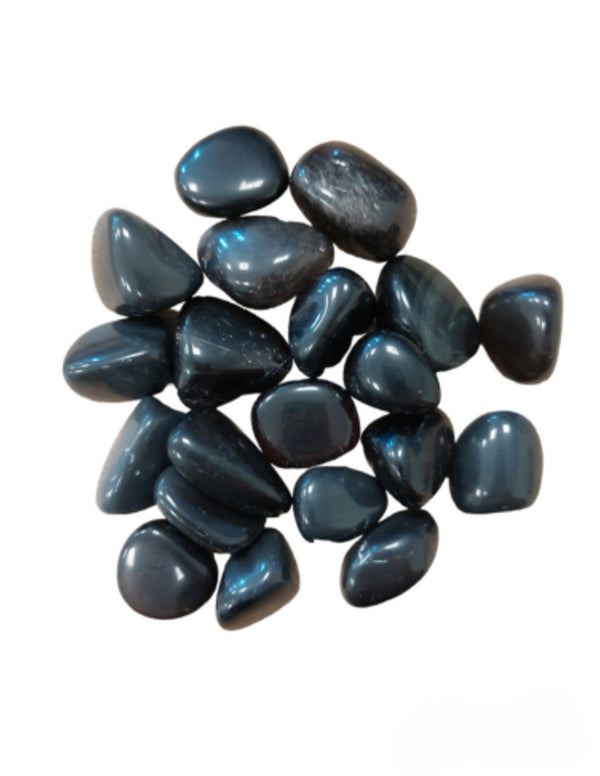Obsidiaan zwart 250 gr. trommelstenen (mt3)