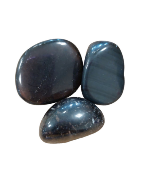 Obsidiaan zwart trommelstenen 100 gr. (mt3)